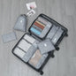 6/7 Pcs Set Travel Organizer Storage Bags Suitcase Packing Cubes Cases Portable Wardrobe Luggage Clothes Shoe Pouch Fold