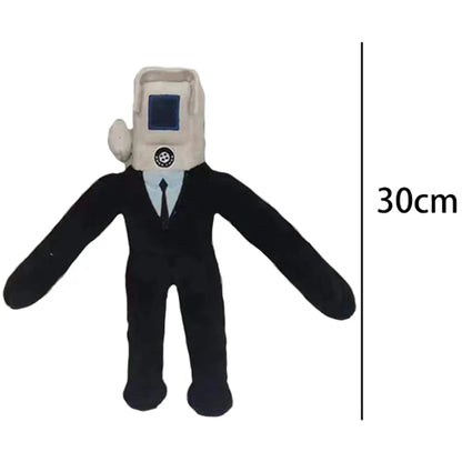 68style Skibidi Toilet Plush Stuffed Doll Toys Collectible Gifts for Kids Fans Adults Birthday Bosses Funny Anime Game F