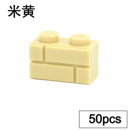 DIY Wall Bricks 1x4 1x3 1x2 Dots Thick Building Block Educational Creative House Contruction Toys Compatible With 15533 For Kids