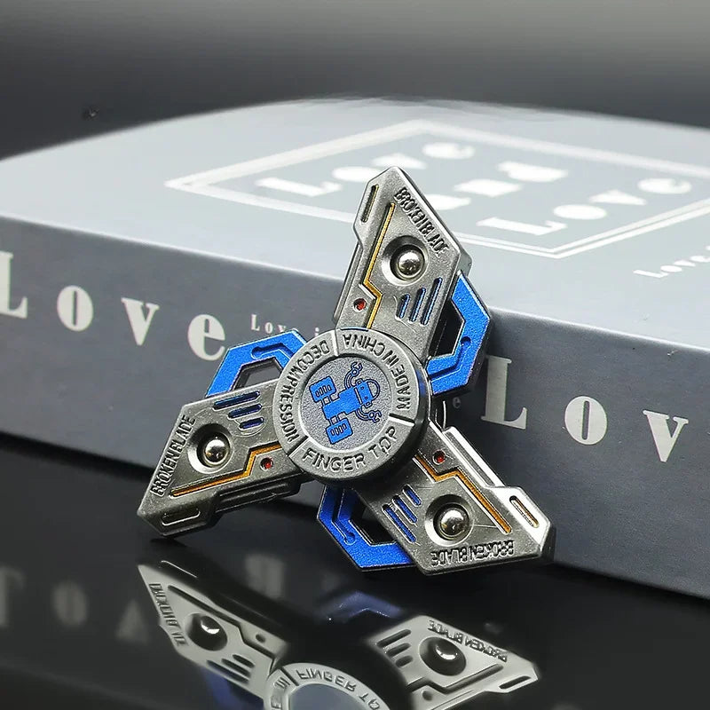 Colorful EDC Fidget Spinner Robot Mecha Transforming Hand Spinner ADHD Finger Spinners for Adult Stress Relief Fidget Toys