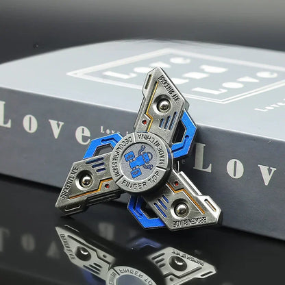 Colorful EDC Fidget Spinner Robot Mecha Transforming Hand Spinner ADHD Finger Spinners for Adult Stress Relief Fidget Toys