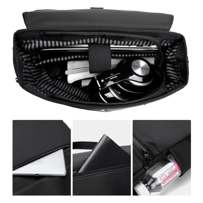 High Quality Waterproof Men's Laptop Backpack Luxury Brand Designer Black Backpack for Business Urban Man Backpack USB Charging