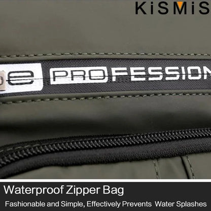 KISMIS Men's Multifunction  Messenger Bag Shoulder Cloth Chest Bags Crossbody Casual Man USB Charging Handbag