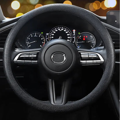 Universal Car Silicone Steering Wheel Cover 33-40cm Glove Texture Soft Grip Multi Color