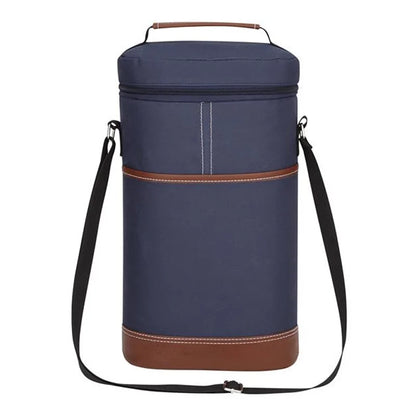 Soft Cooler Wine Bottle Insulated Bag for Wine Thermal 2 Drink Bottle 750ml Beer Outdoor Bag for Travel Carrier Tote Wine Glass
