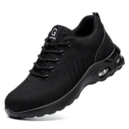 New Styles Men Safety Boots With Steel Toe Cap Anti-smash Work Sneakers Safety Shoes Men Indestructible Work Boots Hiking shoes