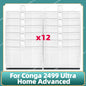 Fit For Conga 2499 Ultra Home Advanced Titanium / Atvel SmartGyro R80 Base Main Side Brush Filter Mop Cloth Dust Bag Parts