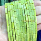 4x13mm Square Natural Stone Light Lavender Chalcedony Loose Spacer Beads for Jewelry Making Diy Bracelet Charms Accessories