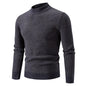 2025 High Quality Men's New Autumn and Winter Casual Warm Color Block Sweater Knit Tops Man Clothes