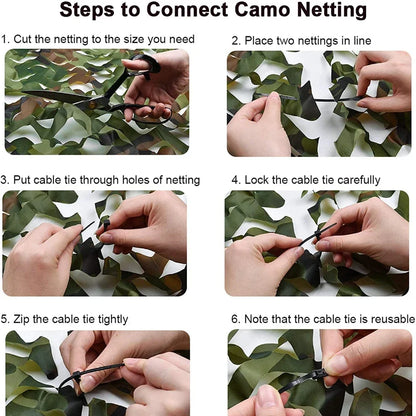 Woodland Camouflage Netting Woodland Camo Net for Camping Hunting Shooting Sunscreen Nets Sun Shelter Car Shade Covers Tents