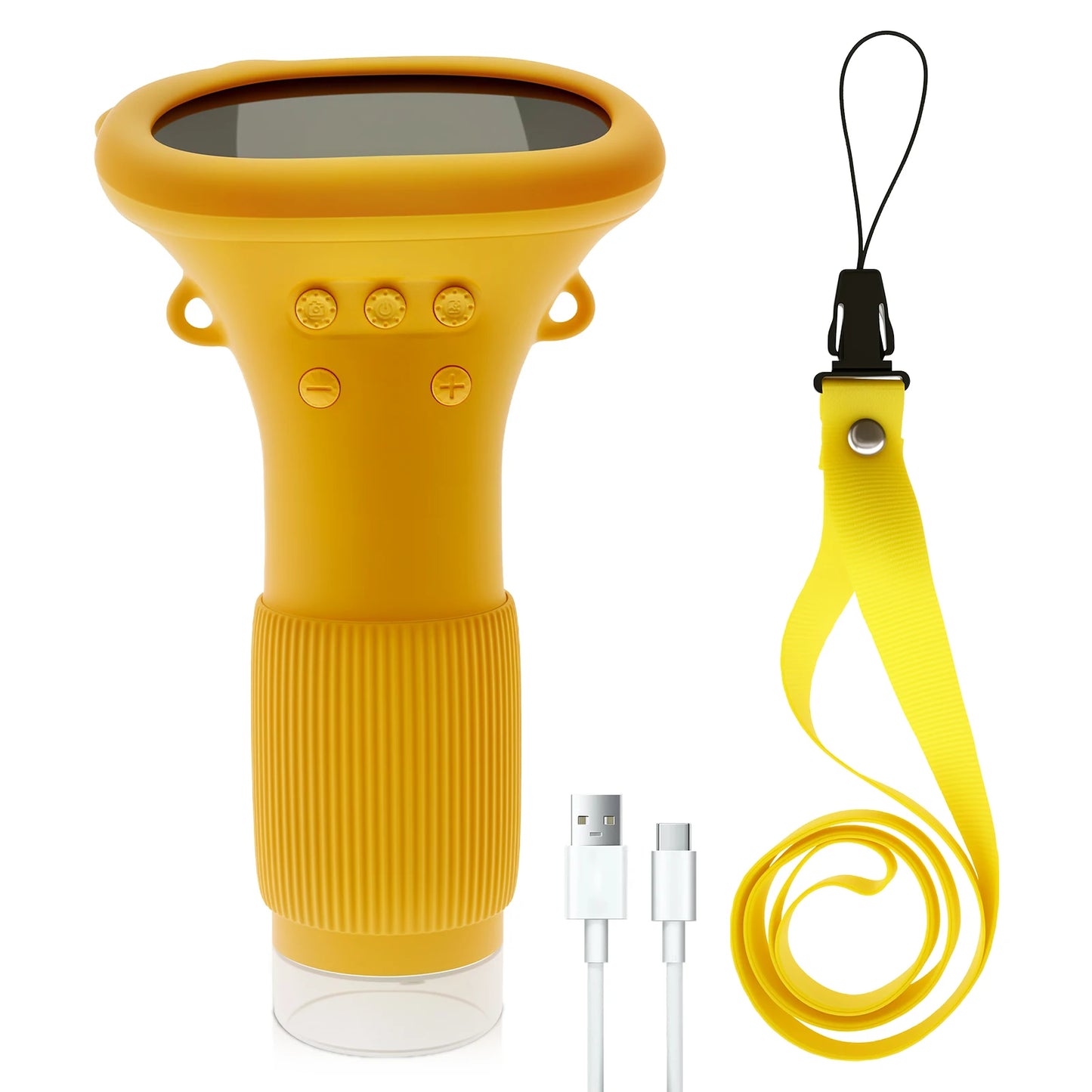Mini Kids Microscope 1000X 2'' High Definition Display Handheld Pocket Microscope LED Lights Adjustable Portable Science Toys
