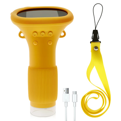Mini Kids Microscope 1000X 2'' High Definition Display Handheld Pocket Microscope LED Lights Adjustable Portable Science Toys