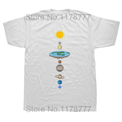Funny Solar Systems Diagram Astronomy Lover Astronomer Space T Shirts Graphic Streetwear Short Sleeve Birthday Gifts T-shirt