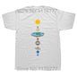 Funny Solar Systems Diagram Astronomy Lover Astronomer Space T Shirts Graphic Streetwear Short Sleeve Birthday Gifts T-shirt