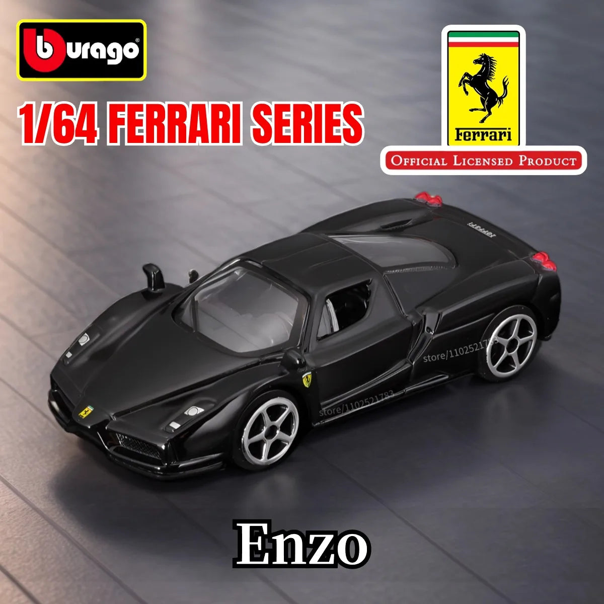 Bburago 1:64 Ferrari 488 Pista Replica Car Model Scale F40 F50 458 296 GTB Enzo Diecast Traffic Miniature Art Figure Kid Boy Toy