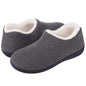 Pallene Women Curly Cotton Shoes Closed Back Home Slippers Memory Foam Soft Bottom Slides Winter Outdoor Walk Casual Slippers