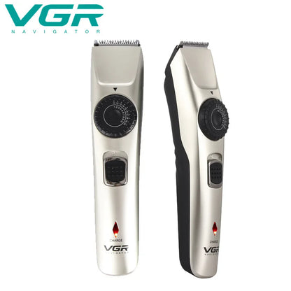 VGR Self-service Hair Clipper Men's Electric Clippers Rechargeable Hair Trimmer for Barber Beard Trimmer 1-20mm Haircut Machine