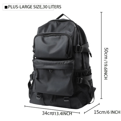 Sell Well Casual Street Style Male Backpack Large Capacity 17inch Laptop Travel BackPack Tiding University College Schoolbag