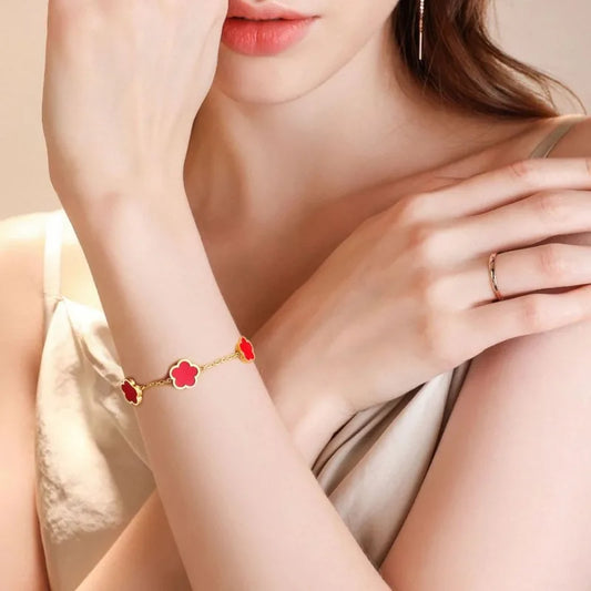 1/2/3Pcs 18K Gold Plated Stainless Steel Butterfly Bracelet for Women, Elegant Butterfly Hand Decor Necklace Bracelet Jewelry