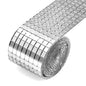Leeseph Self Adhesive Mosaic Tiles,  5x5mm Disco Tiles, Square Mirror Mosaic Tiles for Interior Decoration, DIY Art Collage