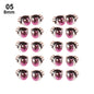 10Pairs Long Eyelashes Cute Love Cartoon Eyes Stickers Anime Figurine Doll Face Organ Paster Clay Decals DIY Doll Accessories