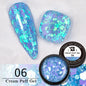 BOZLIN 5ML Color Solid Nail Gel Colorful Painting Nail Art Varnish Semi Permanent Solid Polish UV Nail Gel Top Coat Manicure