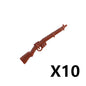 WW2 German Weapon Building Block 98K Two-color Gun US M1911 Soviet RPG Military Soldier Figure Accessories Rifle Pistol Toy C349
