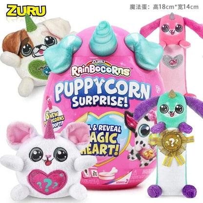 New Surprise Doll ZURU Rainbocorns Puppycorn Series 2 Generation Dog Surprise Egg Mini Plush Doll Is The Best  Gift for Girls