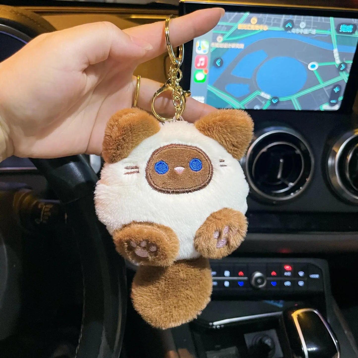 Cute Tuantuan Cat Network Red Key Chain Hanging Doll Doll Wholesale Plush Pendant Small Gift Cartoon Key Chain