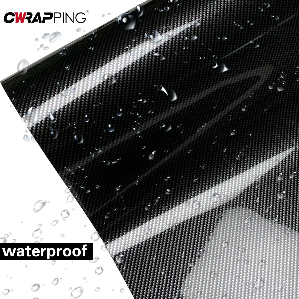 9D Carbon Fiber Vinyl Film High Glossy Car Sticker Film Cover Motorcycle Sticker Vinyl  Wrap Accessories for Vehicles Adhesive