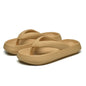 Men'S Platform Flip Flops Summer Soft Sole Eva Slippers For Men Outdoor Casual Beach Shoes Home Non-Slip Bathroom Slides Shoes