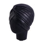 New Women Gold Silver Turban Hats Chemo Bandana Hijab Pleated Indian Cap Turbante Hat Ladies Hair Loss Headscarf Muslim Headwear