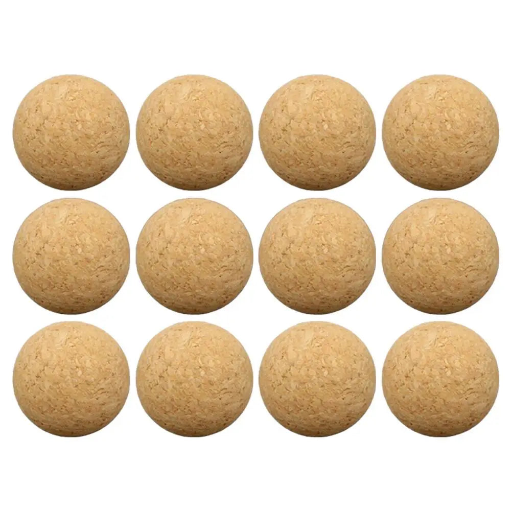 1/6Pcs 36mm Table Football Cork Solid Wood Foosball Table Soccer Ball Fussball Football Machine Replacement Accessories