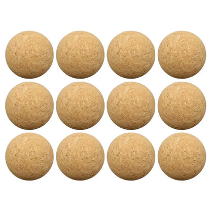1/6Pcs 36mm Table Football Cork Solid Wood Foosball Table Soccer Ball Fussball Football Machine Replacement Accessories