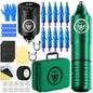 JOANSPRING Tattoo Kit Complete Wireless Rotary Tattoo Machine Kit Battery Needle Ink Cup Box Power Supply Rotary Tattoo Pen Set
