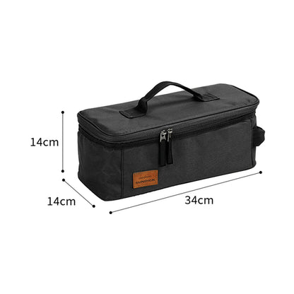 Oxford Cloth Camping Storage Handbag Waterproof Bbq Picnic Bags Reusable Cookware Carrier Organizer for Family Bbq Travel Supply