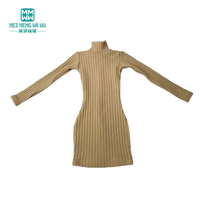 BJD Doll Clothes 60cm 1/3 SD DD Ball joint doll accessories Stylish turtleneck sweater dress girl gift