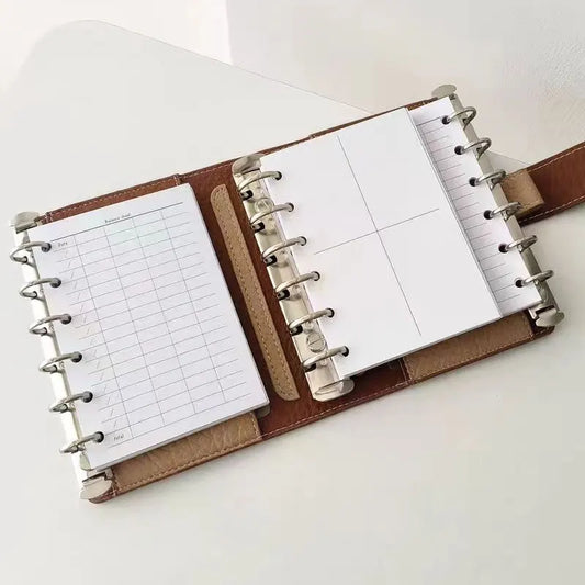 A6/A7/A8 Size Metal Spiral Rings Binder Clip Loose-Leaf  Notebook DIY Scrapbook Planner Fill Paper Storage Folder Accessories