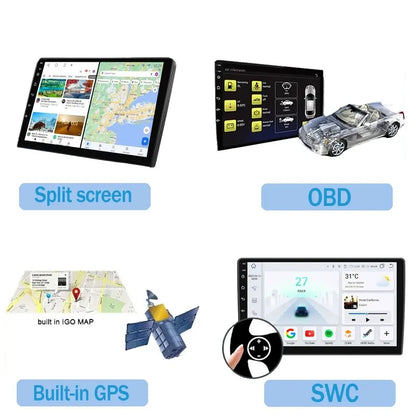 Android 14 Car Radio Carplay For VW Volkswagen Skoda Octavia Golf 5 6 Touran Passat B6 Polo Jetta CarPlay Auto Navigation Stereo