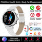 2024 New Women Medical Grade Smart Watch Blood Glucose Uric Acid Blood Lipid Menstrual Health Tester BT Talking smartwatch Women