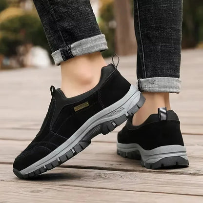 Large Size 50 Men's Outdoor Sneakers Spring Casual Breathable Leather Anti-skid Walking Shoe Hot Sale Footwear for women