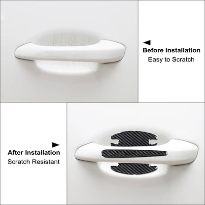 Car Door Handle Sticker Anti Collision Auto Exterior Accessories For Acura MDX RDX TSX TL ILX TLX NSX RL CDX RSX ZDX TLXL RLX