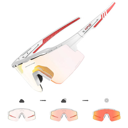 KAPVOE Woman Photochromic Sunglasses UV400 Bike Bicycle Glasses Men's Sports Cycling Eyewear Outdoor MTB Glasses Bike Goggles