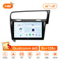 Ainavi Car Radio For Volkswagen VW Golf 7 MK7 RHD 2012 2013 2015 2017 2019 2021 Carplay Android Auto Car Multimedia Player 2 Din