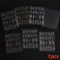 8Pcs Red Heart Nail Stickers 3D Bronzing Silver Gold Heart Shape Star & Moon Metal Totem Nail Slider Self-Adhesive DIY Nail Art*