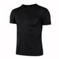 Women Men Quick Drying Short Sleeve Tees Summer Gym Running O-Neck T-Shirt Training Exercise Gym Sport Blank Tops For Printing