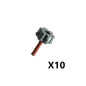 WW2 German Weapon Building Block 98K Two-color Gun US M1911 Soviet RPG Military Soldier Figure Accessories Rifle Pistol Toy C349