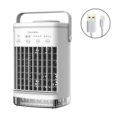Portable Cooler Air Conditioner Mini Cooling Fans USB Air Conditioning 700ML Ice Water Air Conditioner With Humidifier For Home
