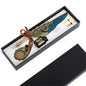 1 Set 0.5mm Quill Pen Ink Set Vintage Steampunk High Quality Gift Feather Dip Pen Set Glittering Signature Quill Pen Ink Set