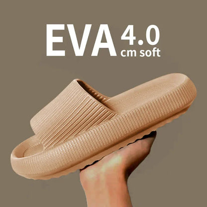 Slippers Men Women Wear Thick-soled Non-slip Summer Quarters Bathroom Shower Eva Sandals